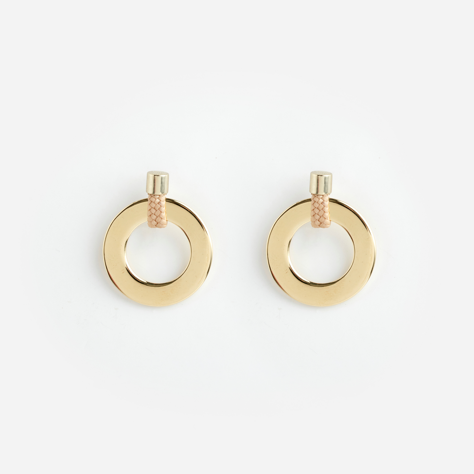 PICHULIK | Noor Grande Earrings Brass and Rope